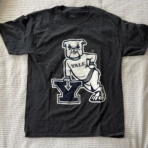Champion Yale Bulldog Graphic Tee - Dark Gray